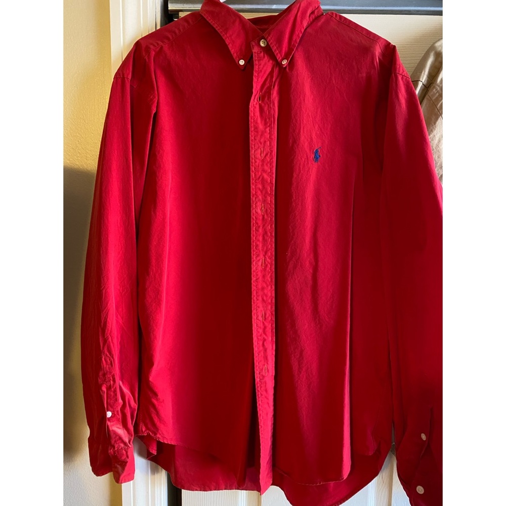 Red Polo Ralph Lauren Button Down